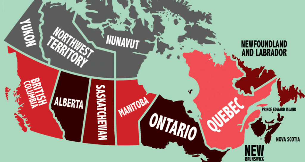 provincias de Canadá